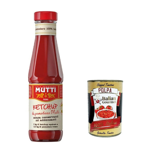 Mutti Ketchup di Pomodoro in Vetro 100% Tomatenketchup in Glas 6x 340g italienisch Original