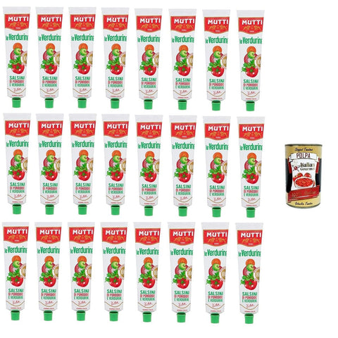 Mutti Le Verdurine Salsina di Pomodoro e Verdurine Le Verdurin Tomaten Gemüse Sauce 24x 130 g italienisch Original