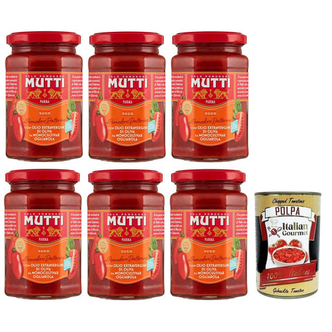 Mutti Sugo Con Pomodoro Datterino,Sauce mit Datterino Tomaten und Nativem Olivenöl Extra,Italienische Tomatensauce 280 g italienisch Original
