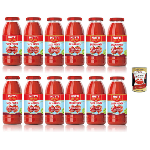Mutti Salsa Pronta Pomodoro Pizzutello Tomatensauce 100% Italienisch wuth pizzutello tomatoes 12x 300 g Original