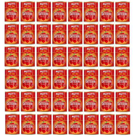 Mutti Pomodorini Datterini Kirschtomaten Datterini süßer Geschmack längliche Form Sauce Tomaten Dose 48x 400g italienisch Original