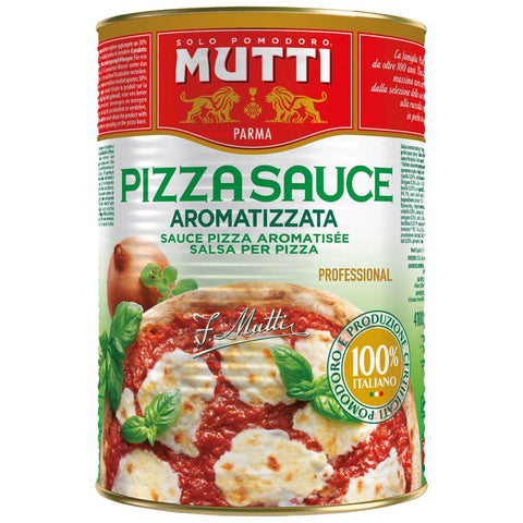 Mutti Pizza Sauce Aromatizzata Gewürzt 1er Pack ( 1 x 4.1 kg italienisch Original