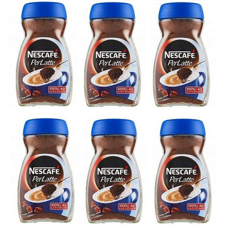 Nescafé NESCAFE Per Latte Solubile Instant Kaffee für lösliche Milch 100 g 6x italienisch Original