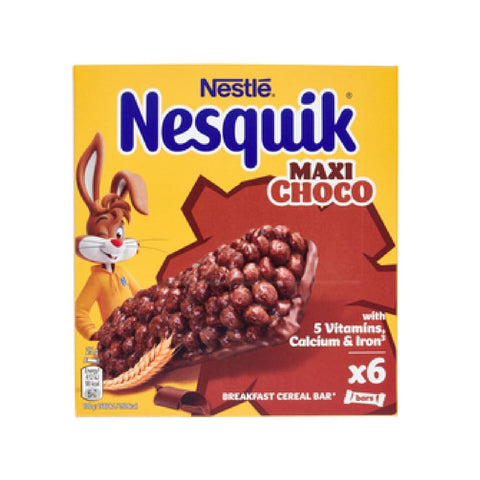 Nesquik Kakao & Heiße Schokolade Nesquik Maxi Choco Schokoladensnack Schokoriegel 16x 150 gr italienisch Original 5900020017437