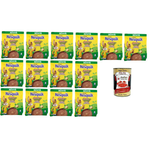 Nesquik Milchpulver mit Geschmack Nesquik Choconutty Mit Haselnussgeschmack 14x300 gr Milchpulver mit Geschmack italienisch Original 8032804040014