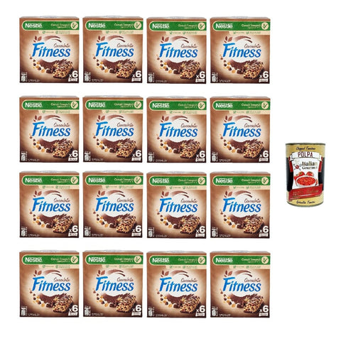 Nestlé Müsliriegel Nestlé Fitness Chocolate Müsliriegel Vollkornriegel mit Schokolade 16x 141g italienisch Original 8032804040014