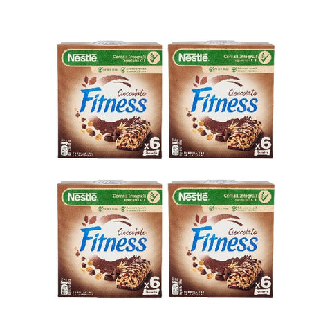 Nestlé Müsliriegel Nestlé Fitness Chocolate Müsliriegel Vollkornriegel mit Schokolade 4x 141g SONDERANGEBOT 8032804040014