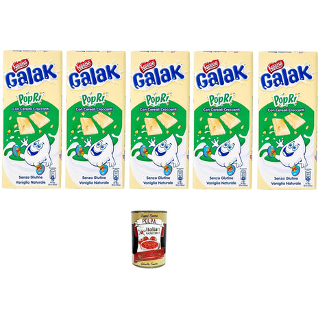 Nestle Galak PoPri' Weiße Schokolade mit Getreide 5x 90g italienisch Original