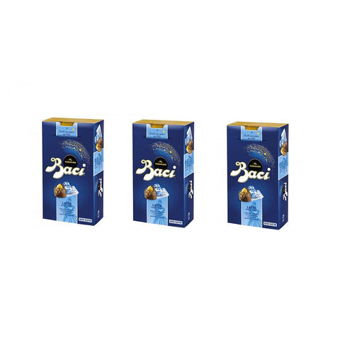 Nestlé Perugina Baci Bijou Latte Pralinen mit Milchschokolade gefüllt mit Gianduja und Haselnuss 3x 200g italienisch Original