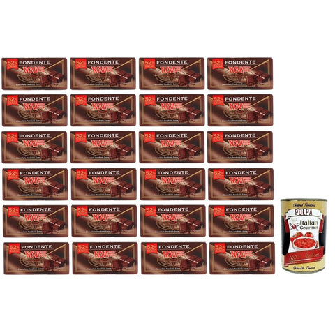 Novi Praline Novi Cioccolato Fondente 52% Kakao Tafel Extra Dunkle Schokolade 24x 100g italienisch Original 8006380215203