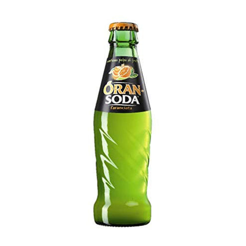 Oransoda Campari Group Orange Soda Orangensaftgetränk Glasflasche alkoholfreies kohlensäurehaltiges Getränk Softdrink 24x200ml Original italienisch