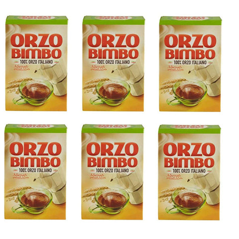 Orzo Bimbo gemahlen Mokka lösliche Gerste Getreidekaffee Kaffee 500 g 6x italienisch Original