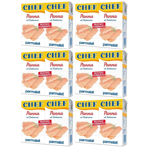 Panna Kochsahne Panna Chef al Salmone (6 x 2 x 125ml) Original italienisch