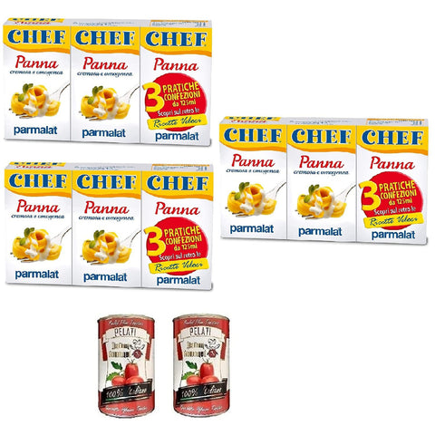 Parmalat Panna chef per cucinare Kochcreme creme fur Koch 3x125ml Original italienisch Feinkost