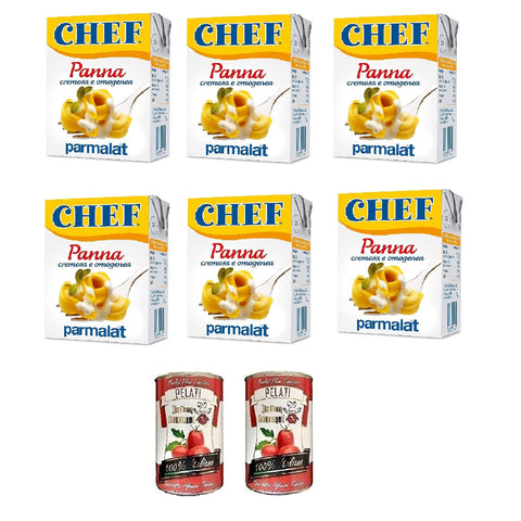 Parmalat Panna chef Sahne per cucinare Kochcreme creme fur Koch 6x200ml Original italienisch Feinkost
