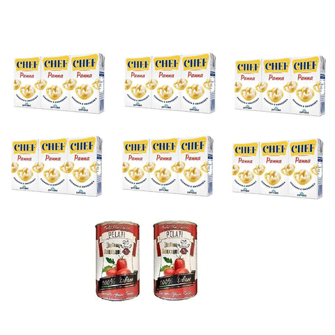 Parmalat Panna chef Sahne per cucinare Kochcreme creme fur Koch 3x125ml Original italienisch Feinkost