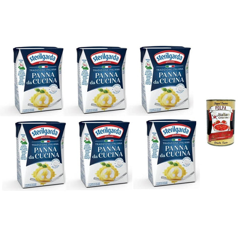 Parmalat Koch- & Backzutaten Parmalat Sterilgarda Panna da Cucina Kochsahne Verpackung 6x 200ml italienisch Original 8002795000212