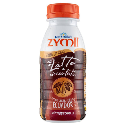 Parmalat Zymil laktosefreie Milch und Schokolade mit Kakao aus Ecuador altromercato 250 ml italienisch Original