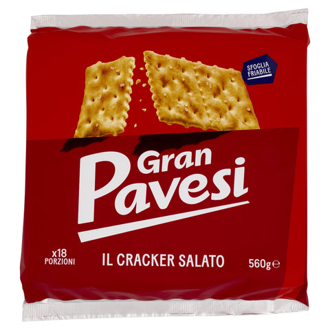 Pavesi Gran Cracker Salati gesalzen 1x560g Original italienisch Snack