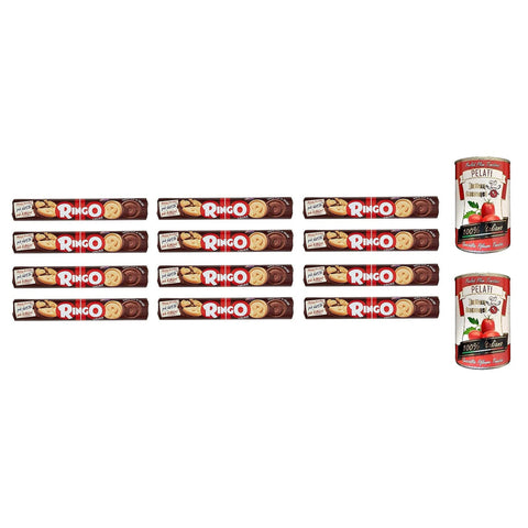 Pavesi Ringo Tubo Cacao Kekse mit Kakaocreme 12x165g Original italienisch