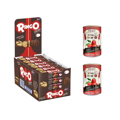 Pavesi Kekse Ringo Kuchen mit Kakao pack snack cookies schoko riegel 24x55g Original italienisch