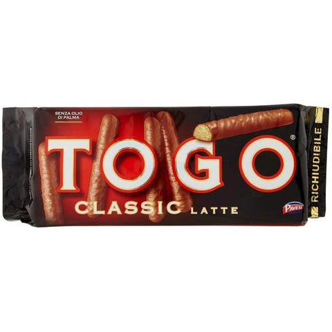 Pavesi 3 Pavesi Togo Classic schoko riegel Kekse mit milch schokolade kuchen 120 g italienisch Original
