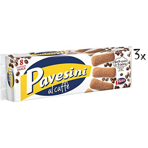 Pavesi Pavesini Kekse Kaffee coffee Biscuits 8 stick kuchen cookies 3x200g Original italienisch