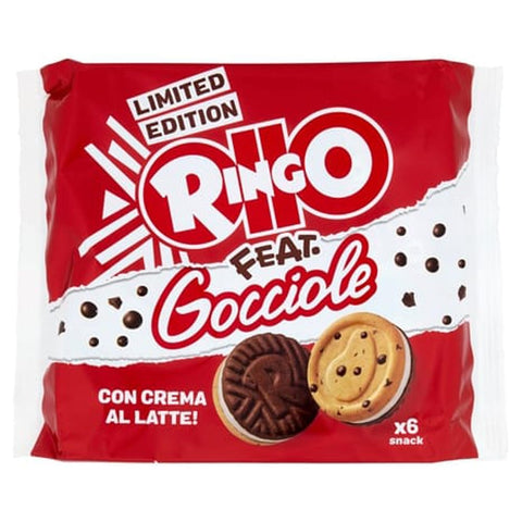 Pavesi Kekse 3x Ringo Feat. Gocciole Limited Edition Snack 6 Portionen 165g