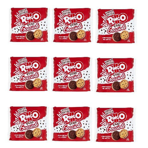 Pavesi Kekse 9x Ringo Feat. Gocciole Limited Edition Snack 6 Portionen 165g