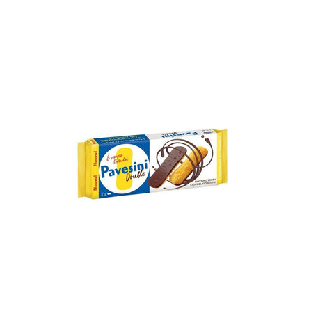 Pavesi Barilla Pavesi Pavesini Double Eier Kekse mit dunkler Schokolade Basis Italienische Kekse Biscuits Cookies 60g Original italienisch