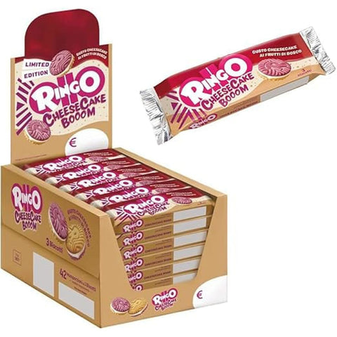 Pavesi Kekse Pavesi Ringo Pavesi Cheesecake Cheese cake Booom box 42 Einzelportionen italienisch Original