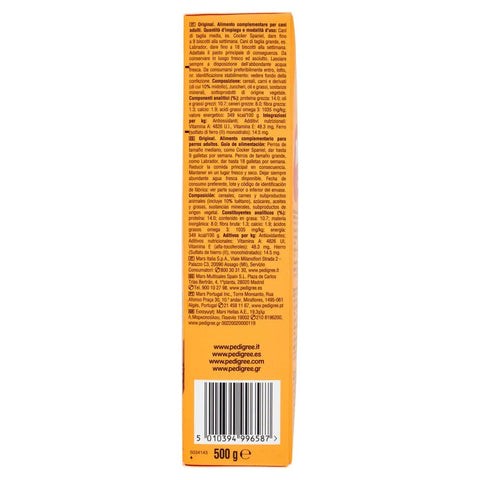 Pedigree Hundekuchen, Kekse & Kausnacks 12x Pedigree Markies Hundekekse mit Fleisch und Mark 500g 5010394996587