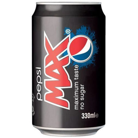 Pepsi Max A01100 Softdrink Dose, 330 ml, 24 Stück Cola italienisch Original