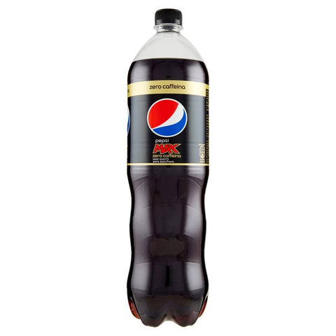 Pepsi Cola Pepsi Max senza zucchero e senza caffeina Erfrischungsgetränk null zucker null koffein Einwegdose 1,5 Lt 6x Original italienisch inkl. Italian Gourmer Polpa 400g 8001160005159
