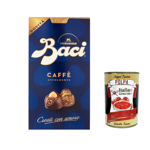 Perugina Baci Perugina Caffe' Schokolade dunkle Pralinen mit Kaffeegeschmack Box gefüllt 3x 200 g italienisch Original