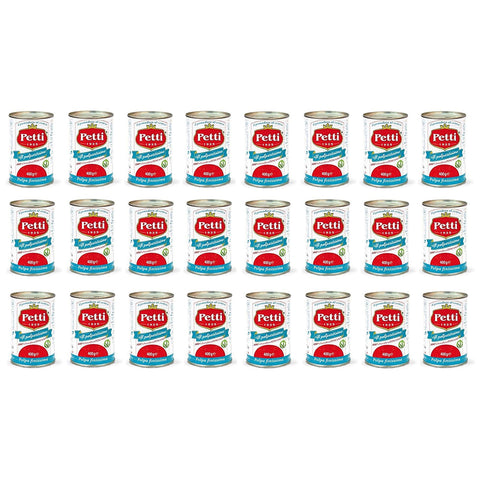 Petti polpa di Pomodoro Tomatenpulpe Tomaten sauce 100% Italienisch 400 g Tomatenmark Original