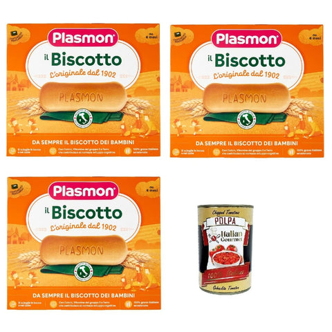 Plasmon Snack Kuchen & Backwaren Plasmon Biscotti kekse 3x 320 g Snack Kuchen & Backwaren italienisch Original 8001040418345