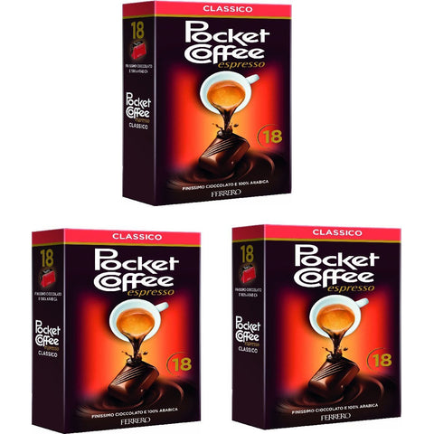 Pocket Coffee Ferrero classic Pocket Coffee ( 225 g + 18 Stück italienisch Original