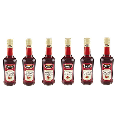 Ponti Aceto Dolce Agro Melagrana Granatapfelessig Essig bittersüß 6x 500 ml italienisch Original