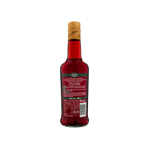 Ponti Essig Ponti Aceto Dolce Agro Melagrana Granatapfelessig 500 ml Essig bittersüß BESCHÄDIGTES ETIKETT 8001010105909