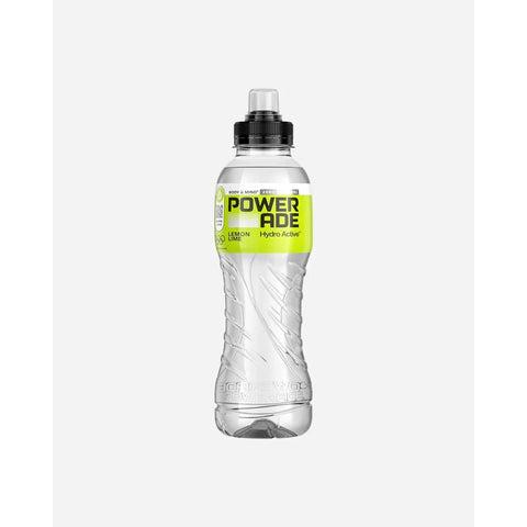 Powerade Energy Drinks 12x POWERADE Active Lemon e Lime Wasser mit Zitronen- und Limettengeschmack – Erfrischendes, kalorien- und zuckerfreies Getränk mit den Vitaminen B3 und B6 – Sportgetränk mit Mikronährstoffen in 500-ml-PET-Einwegflaschen 5449000341563