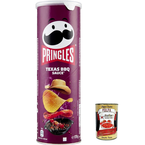Texas BBQ Sauce – der unwiderstehliche Snack Klassiker in der praktischen – knackige Chips mit Barbequesauce Geschmack – 24x175g Original italienisch