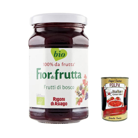 Rigoni di Asiago Konfitüren Rigoni di Asiago 12x 250 g Fiordifrutta Fruchtaufstrich Erdbeeren und Wald Erdbeeren Aufstrich, Marmelade Konfitüre Brotaufstriche Original aus Italien italienisch 8032804040014