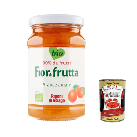 Rigoni di Asiago Konfitüren Rigoni di Asiago 3x 250g - Fiordifrutta Bitterorangen -Aufstrich, Marmelade Konfitüre Brotaufstriche Original italienisch inkl. Italian Gourmet Polpa 400g 8032804040014