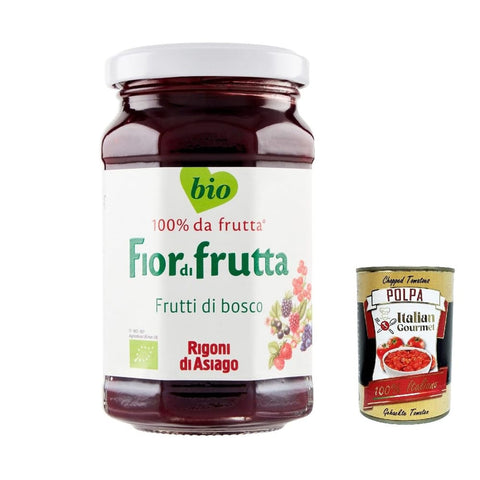 Rigoni di Asiago Konfitüren Rigoni di Asiago 6x 250g - Fiordifrutta Fruchtaufstrich - Beeren -Aufstrich, Marmelade Konfitüre Brotaufstriche Original italienisch inkl. Italian Gourmet Polpa 400g 8032804040014
