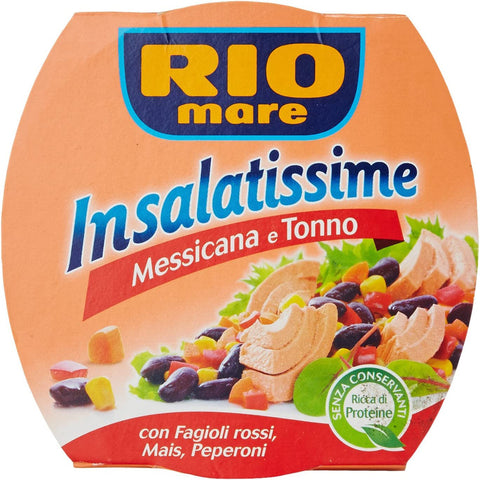 Rio Mare Tonno Insalatissime Messicana Thunfisch rote Bohnen, Mais & Paprika 3x Original italienisch
