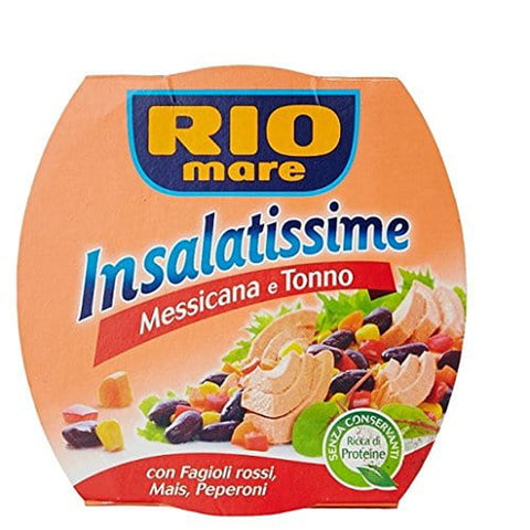 Rio Mare Tonno Insalatissime Messicana Thunfisch rote Bohnen, Mais & Paprika 1 Stk Original italienisch Feinkost