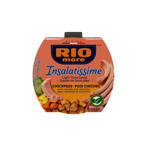 Rio Mare Gemüsegerichte Rio Mare Insalatissime Ceci Thunfischsalat Kichererbsen mit Zucchini und Karotten Fertiggerichte 160g Original italienisch 8004030855038