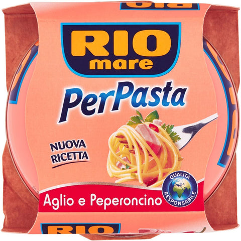 Rio Mare Per Pasta Aglio e peperoncino Thunfisch in Olivenöl 3x 160g Original italienisch