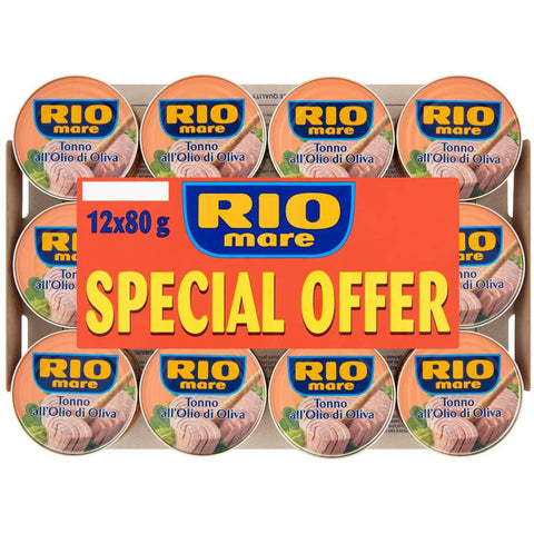Rio Mare Tonno olio di oliva, Thunfisch in Olivenöl 12x80g Original italienisch